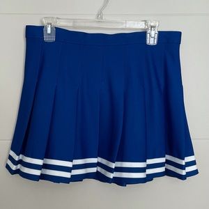 Blue and White Cheerleader Skirt